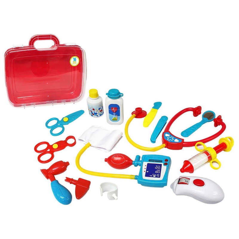Big Steps Doctor Case Toy Set Red