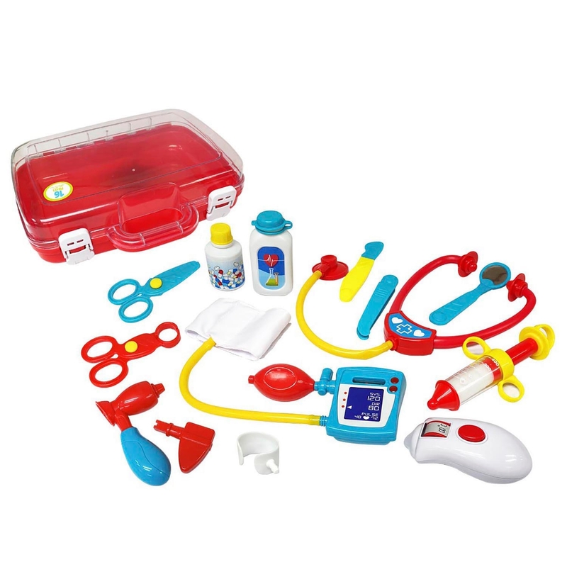 Big Steps Doctor Case Toy Set Red
