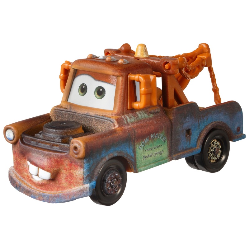 Disney Cars Diecast Car Mater with Tow 1:55 Scale