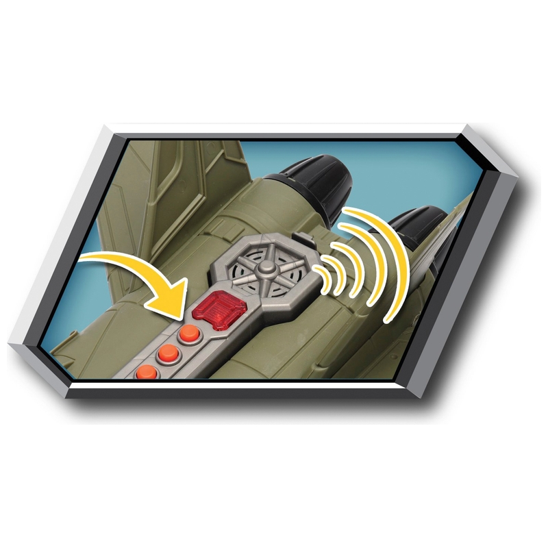 Soldier Force Playset Stealth Battle Wing Jet with Lights and Sounds 6 Soldier Force Playset Stealth Battle Wing Jet with Lights and Sounds