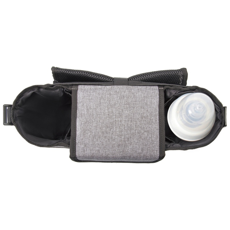 Babylo Universal Organiser Stroller Bag Grey 3 Babylo Universal Organiser Stroller Bag Grey