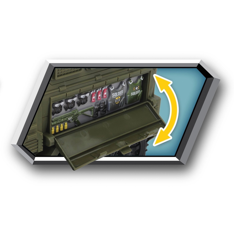 Soldier Force Playset Tactical Command Truck with Lights and Sounds 5 Soldier Force Playset Tactical Command Truck with Lights and Sounds