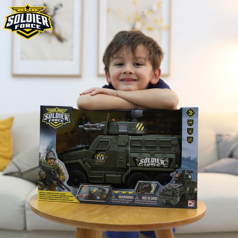 Soldier Force Playset Tactical Command Truck with Lights and Sounds 7 Soldier Force Playset Tactical Command Truck with Lights and Sounds