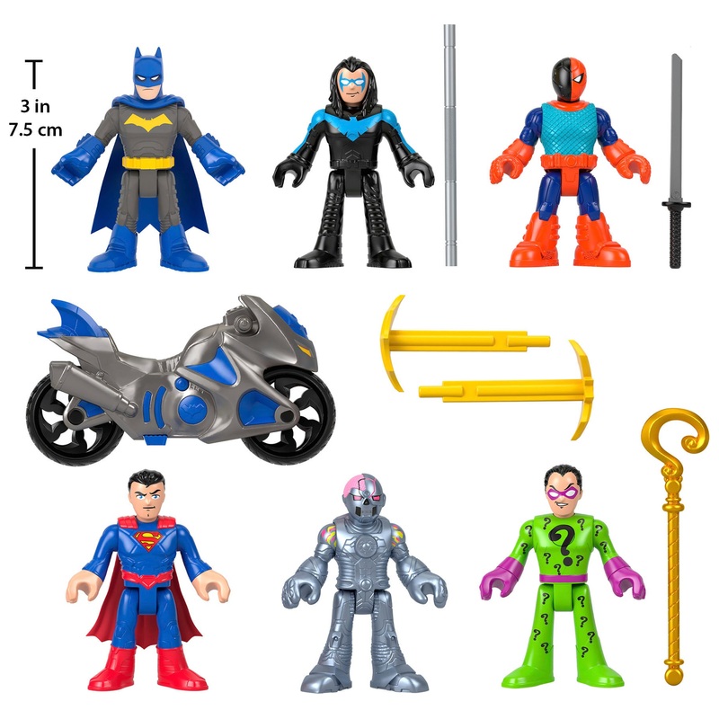 Fisher-Price Imaginext DC Super Friends Action Figures 6 Pack