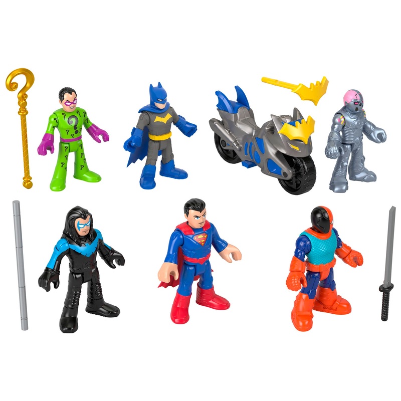 Fisher-Price Imaginext DC Super Friends Action Figures 6 Pack