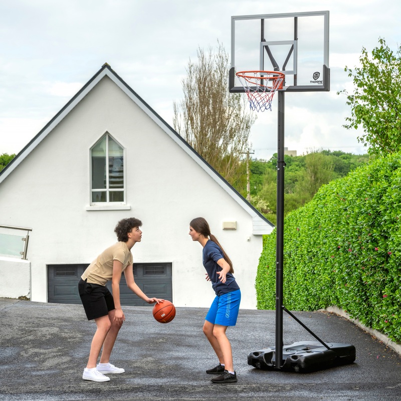 235 - 305cm Thorpe Sports Basketball Stand with 48" Backboard 4 235 - 305cm Thorpe Sports Basketball Stand with 48" Backboard