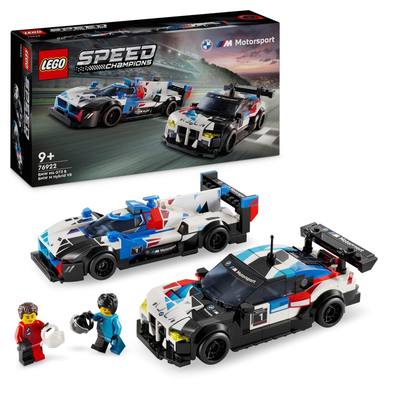 LEGO Speed Champions 76922 BMW M4 GT3 & BMW M Hybrid V8 Race Cars Set