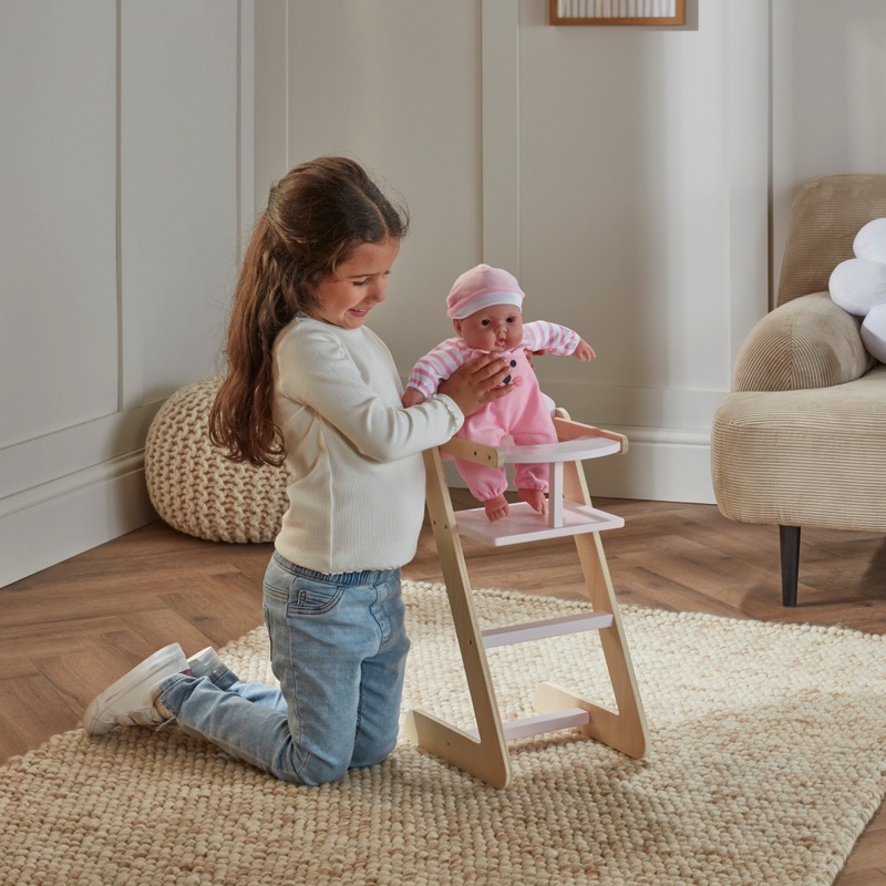 Ivy & Lily Wooden Baby Doll High Chair