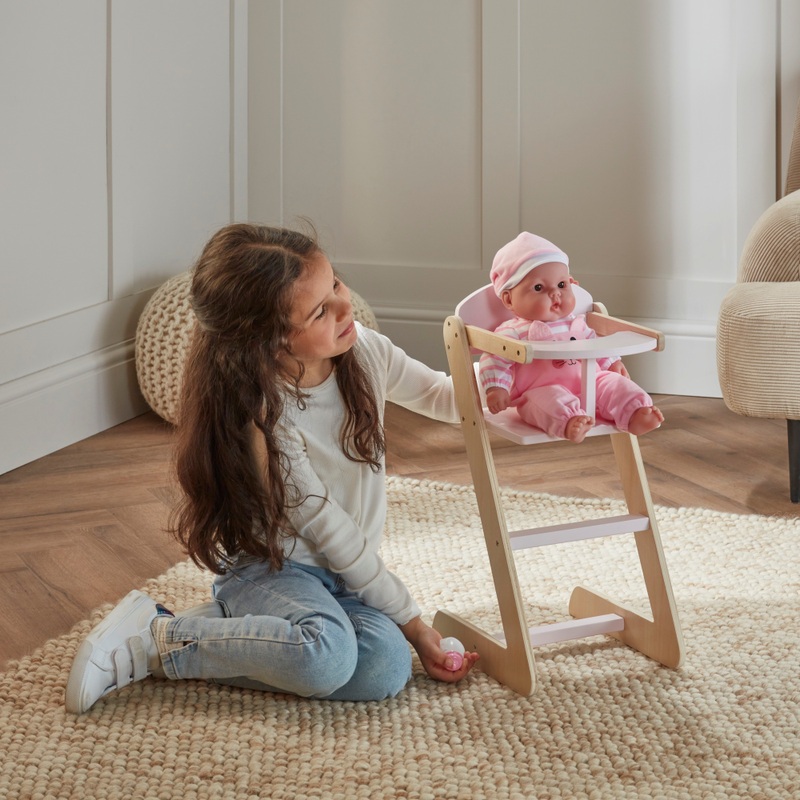 Ivy & Lily Wooden Baby Doll High Chair