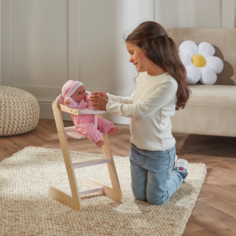 Ivy & Lily Wooden Baby Doll High Chair