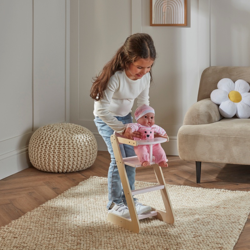 Ivy & Lily Wooden Baby Doll High Chair 4 Ivy & Lily Wooden Baby Doll High Chair
