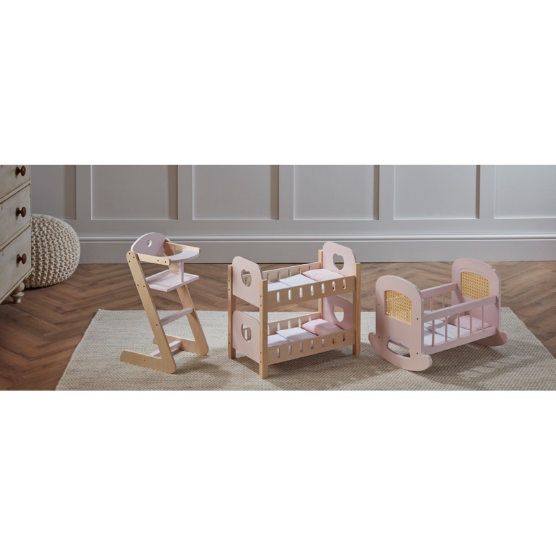 Ivy & Lily Wooden Baby Doll High Chair 6 Ivy & Lily Wooden Baby Doll High Chair