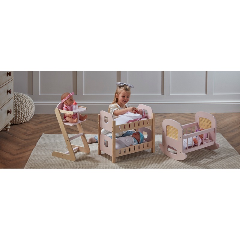 Ivy & Lily Wooden Baby Doll High Chair 7 Ivy & Lily Wooden Baby Doll High Chair