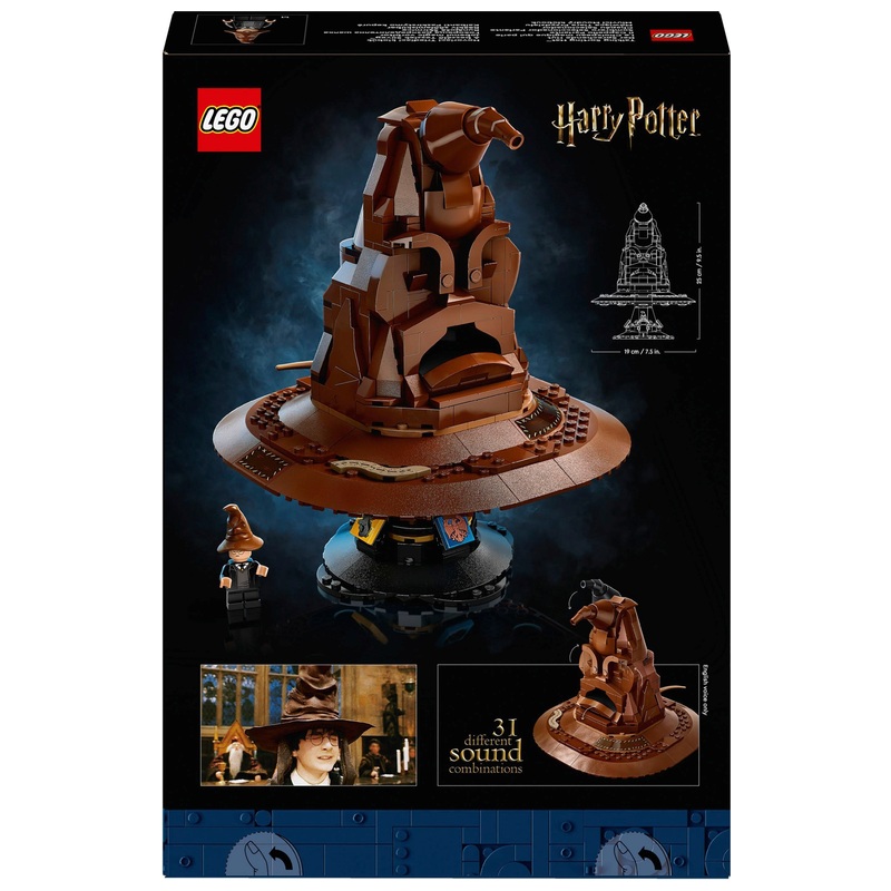 LEGO Harry Potter 76429 Talking Sorting Hat Set for Adults 8 LEGO Harry Potter 76429 Talking Sorting Hat Set for Adults