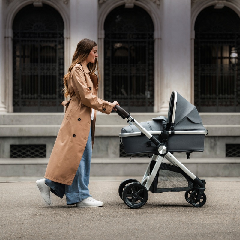 Panorama XTi by Babylo 2-in-1 Travel System with EnfaSafe i-Size R129 Car Seat Granite 2 Panorama XTi by Babylo 2-in-1 Travel System with EnfaSafe i-Size R129 Car Seat Granite