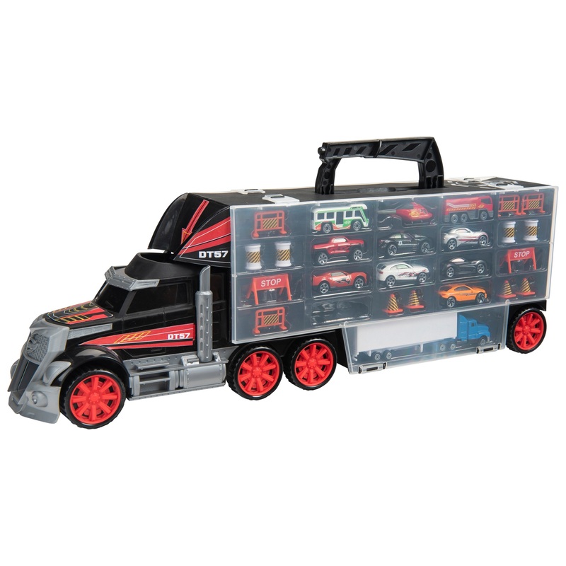 Super Wheelz Diecast Truck Carry Case Set with 7 Cars 4 Super Wheelz Diecast Truck Carry Case Set with 7 Cars