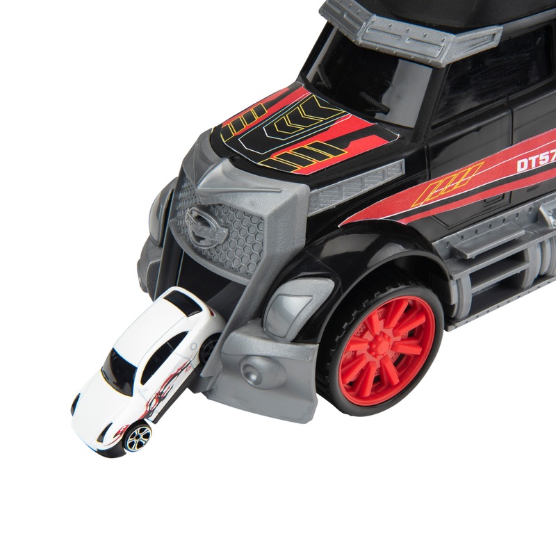 Super Wheelz Diecast Truck Carry Case Set with 7 Cars 7 Super Wheelz Diecast Truck Carry Case Set with 7 Cars