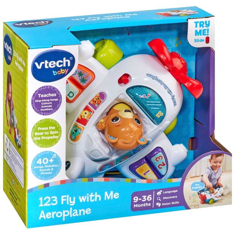 VTech Baby 123 Fly with Me Aeroplane 4 VTech Baby 123 Fly with Me Aeroplane