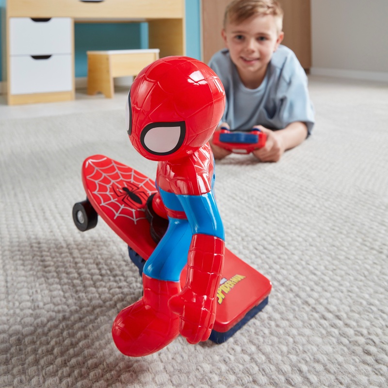 Marvel Spider-Man Remote Control Skateboard Figure Set 5 Marvel Spider-Man Remote Control Skateboard Figure Set