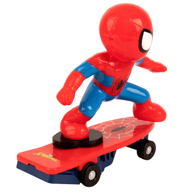 Marvel Spider-Man Remote Control Skateboard Figure Set 7 Marvel Spider-Man Remote Control Skateboard Figure Set
