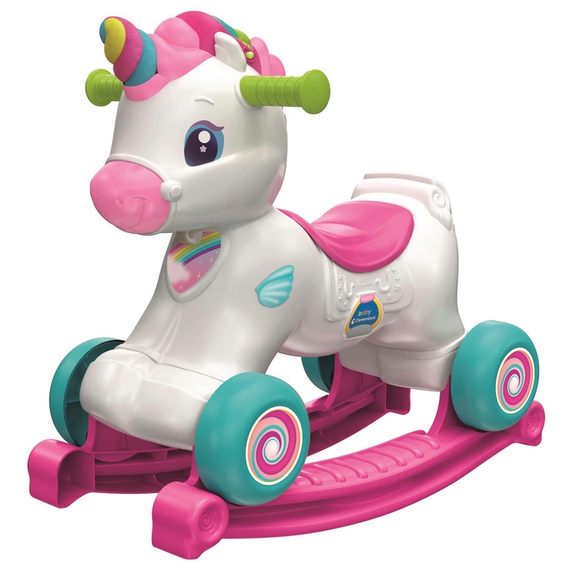 Baby Clementoni 3-in-1 Unicorn Interactive Activity Ride On