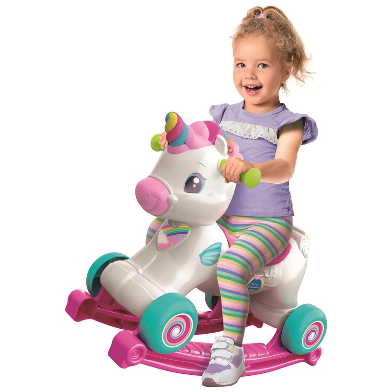 Baby Clementoni 3-in-1 Unicorn Interactive Activity Ride On 2 Baby Clementoni 3-in-1 Unicorn Interactive Activity Ride On
