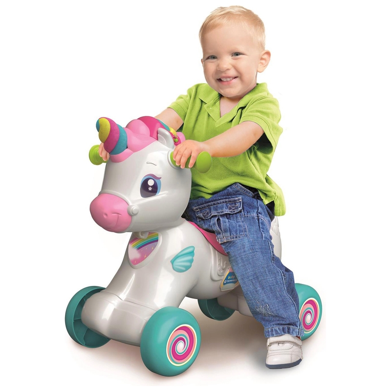 Baby Clementoni 3-in-1 Unicorn Interactive Activity Ride On 3 Baby Clementoni 3-in-1 Unicorn Interactive Activity Ride On