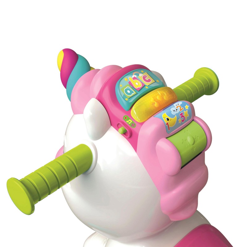 Baby Clementoni 3-in-1 Unicorn Interactive Activity Ride On 4 Baby Clementoni 3-in-1 Unicorn Interactive Activity Ride On