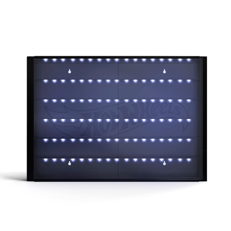 Hot Wheels 6 Level Display Case with LED Lights for 1:64 Die-Cast Cars 4 Hot Wheels 6 Level Display Case with LED Lights for 1:64 Die-Cast Cars