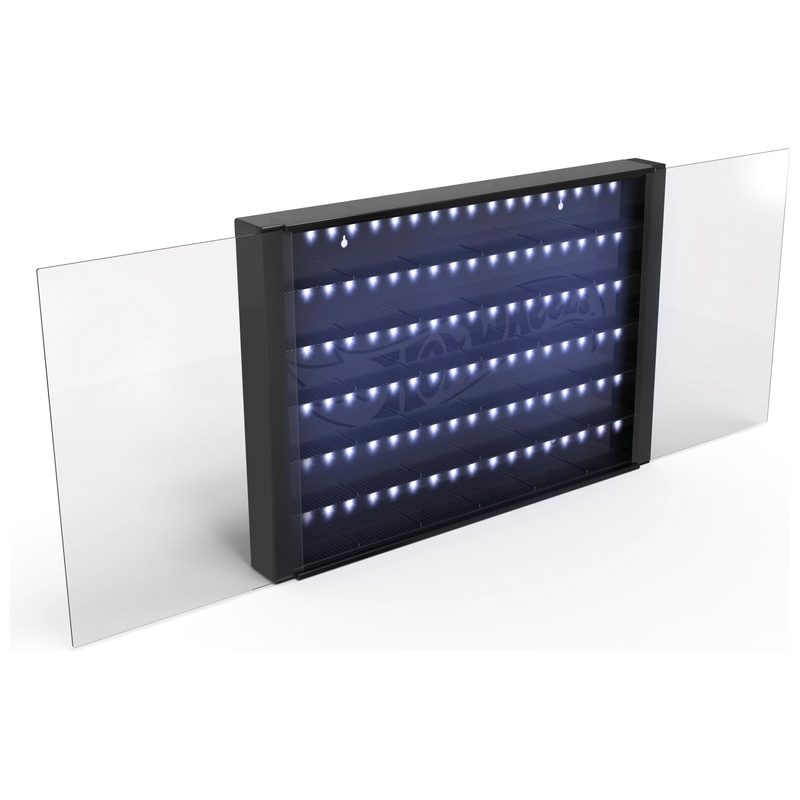 Hot Wheels 6 Level Display Case with LED Lights for 1:64 Die-Cast Cars 6 Hot Wheels 6 Level Display Case with LED Lights for 1:64 Die-Cast Cars
