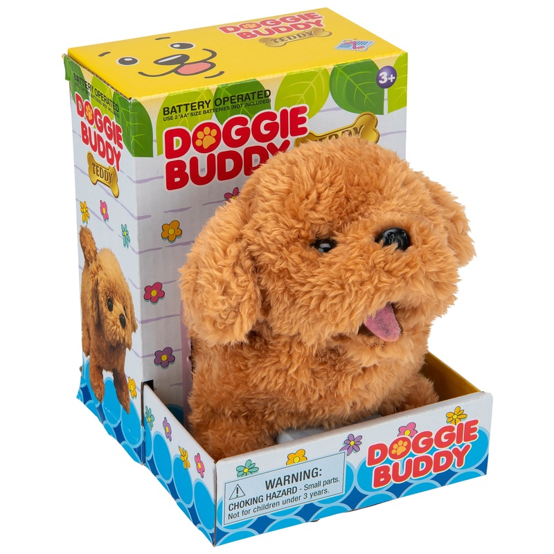 Doggie Buddy Teddy the Brown Dog 17cm