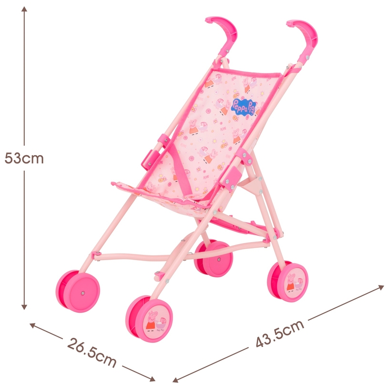 Peppa Pig Baby Doll Stroller 7 Peppa Pig Baby Doll Stroller
