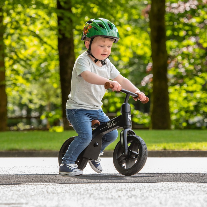 10 Inch QPlay Tech Balance Bike Black