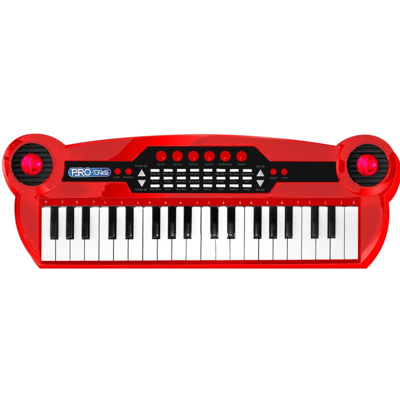 Electronic Piano Keyboard 37 Keys Red