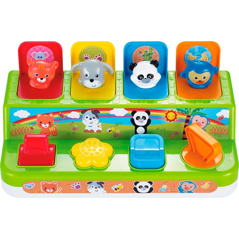 Big Steps Pop-Up Animals Toy