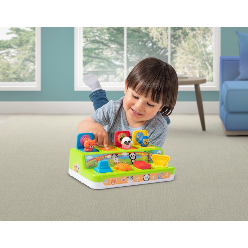 Big Steps Pop-Up Animals Toy