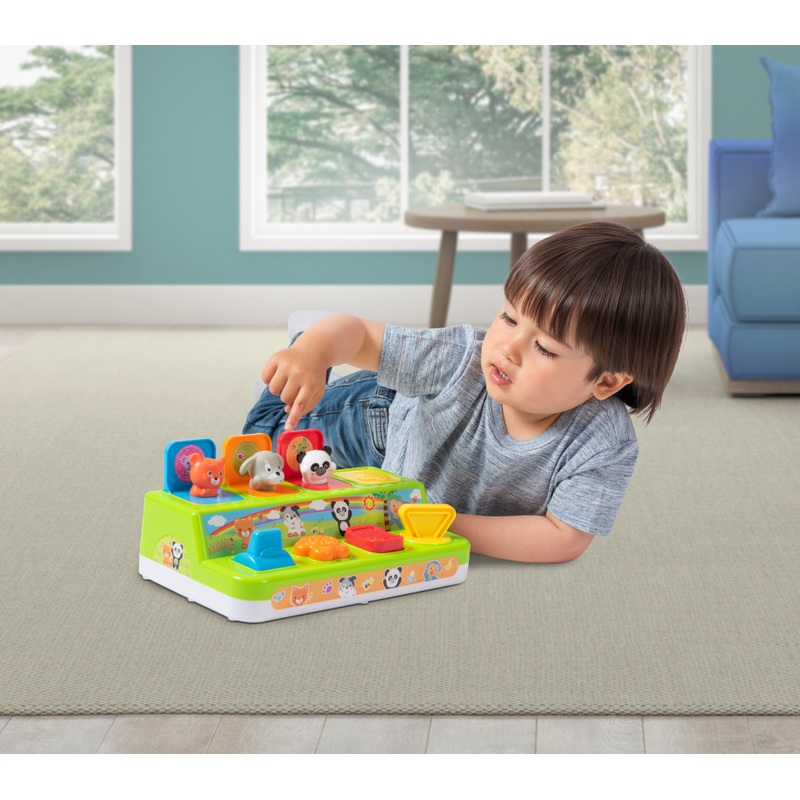 Big Steps Pop-Up Animals Toy
