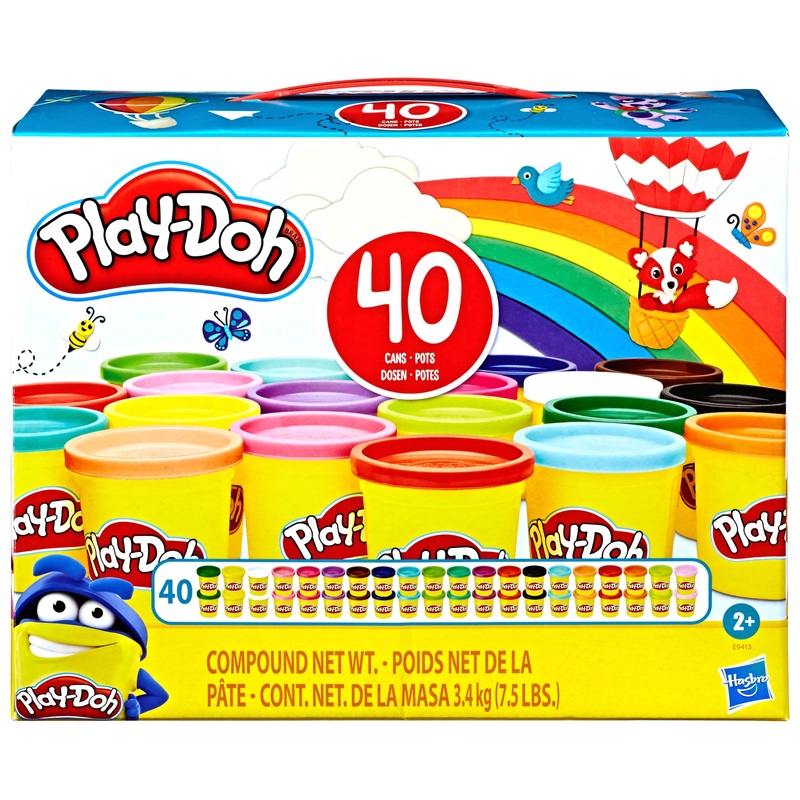 Play-Doh Tubs 85g Fantastic 40 Pack