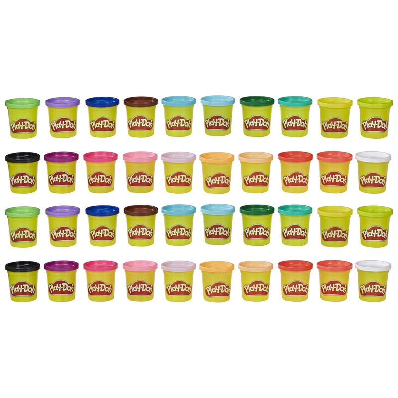 Play-Doh Tubs 85g Fantastic 40 Pack 2 Play-Doh Tubs 85g Fantastic 40 Pack