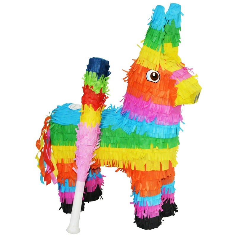 Pinata with Stick Donkey
