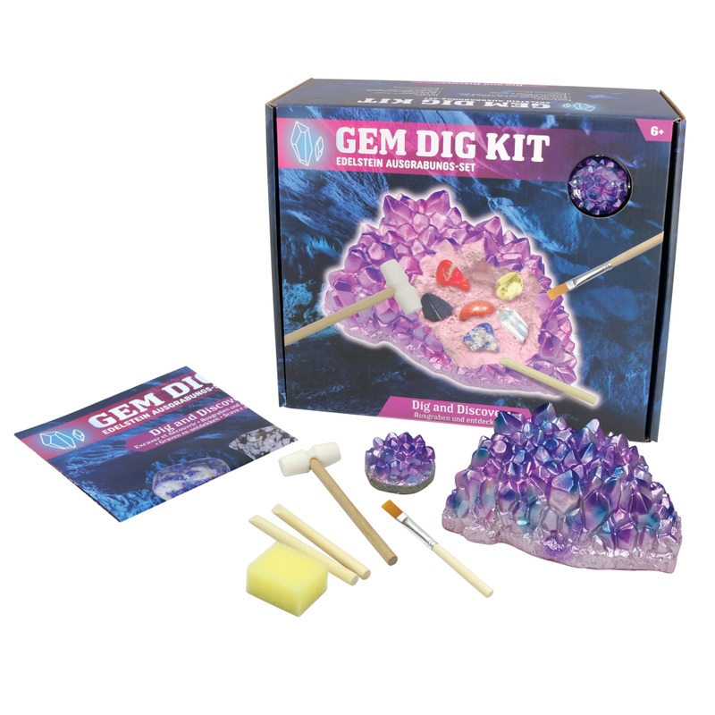 Gem Dig Kit 12 Pack Assortment