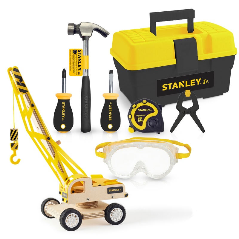 Stanley Jr. Lifting Crane & Toolbox Set
