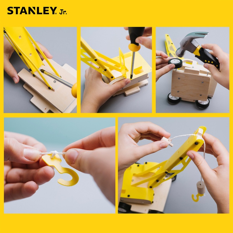 Stanley Jr. Lifting Crane & Toolbox Set