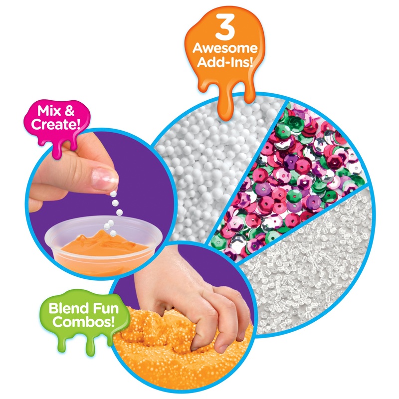 Cra-Z-Slimy Blendz Sensory Slime and Mix In Set 4 Cra-Z-Slimy Blendz Sensory Slime and Mix In Set
