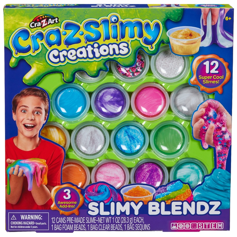 Cra-Z-Slimy Blendz Sensory Slime and Mix In Set 8 Cra-Z-Slimy Blendz Sensory Slime and Mix In Set