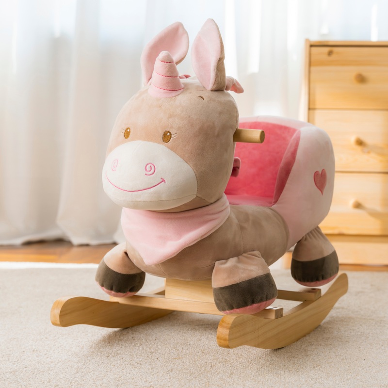 Wooden Baby Rocking Animal Unicorn