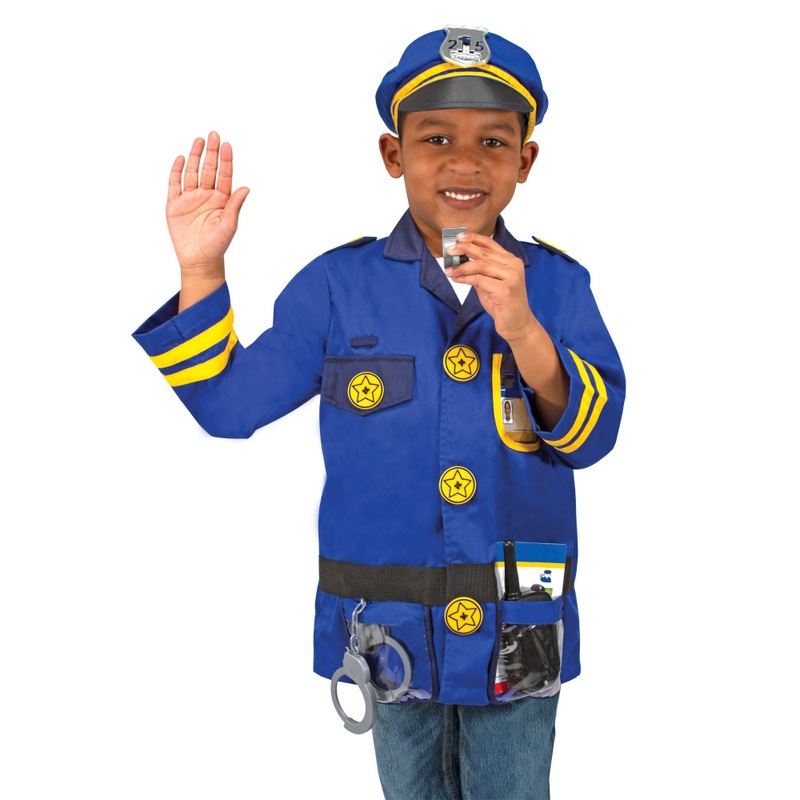 Melissa & Doug Costume Police Officer Dress-Up Set