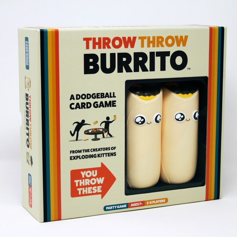 Exploding Kittens Throw Throw Burrito Dodgeball Card Game