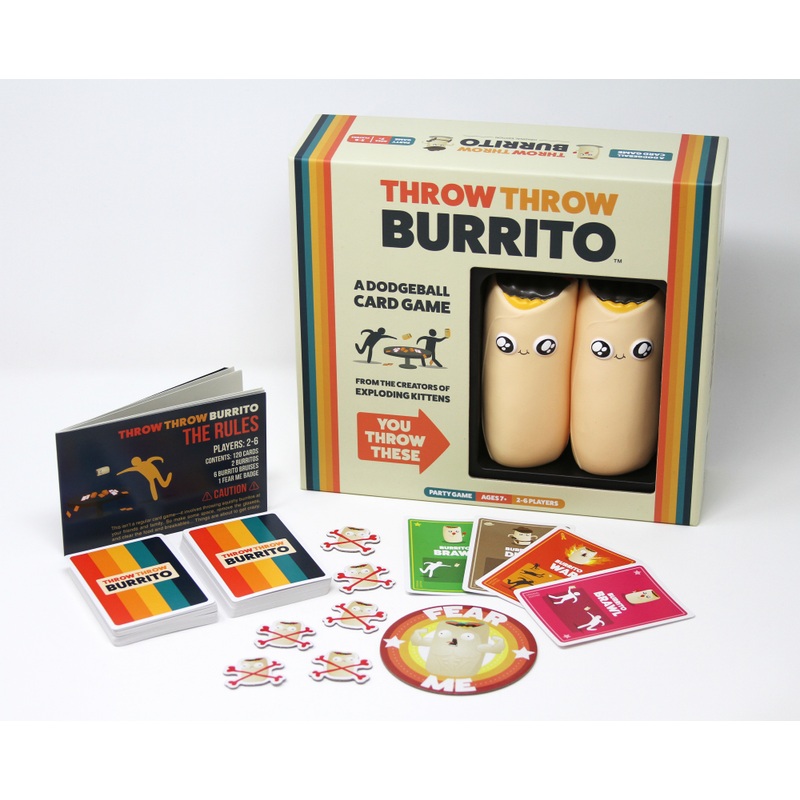 Exploding Kittens Throw Throw Burrito Dodgeball Card Game