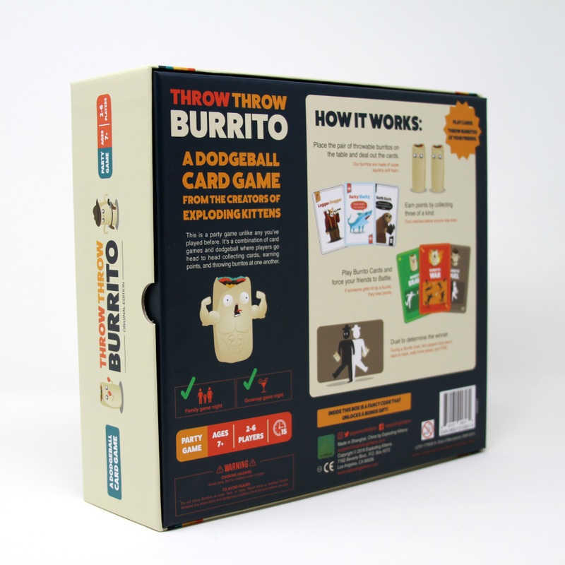 Exploding Kittens Throw Throw Burrito Dodgeball Card Game